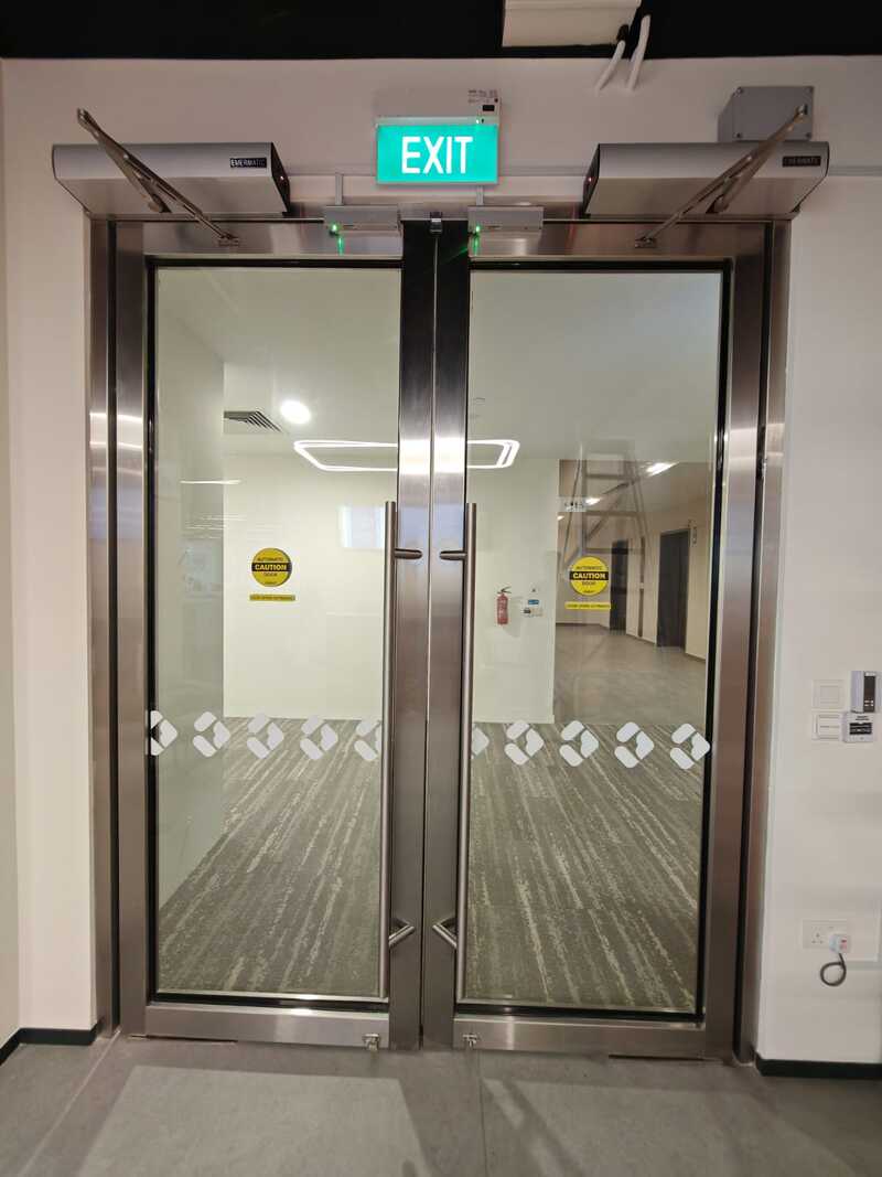 Nanyang Technological University Fire Rated Auto Swing Doors